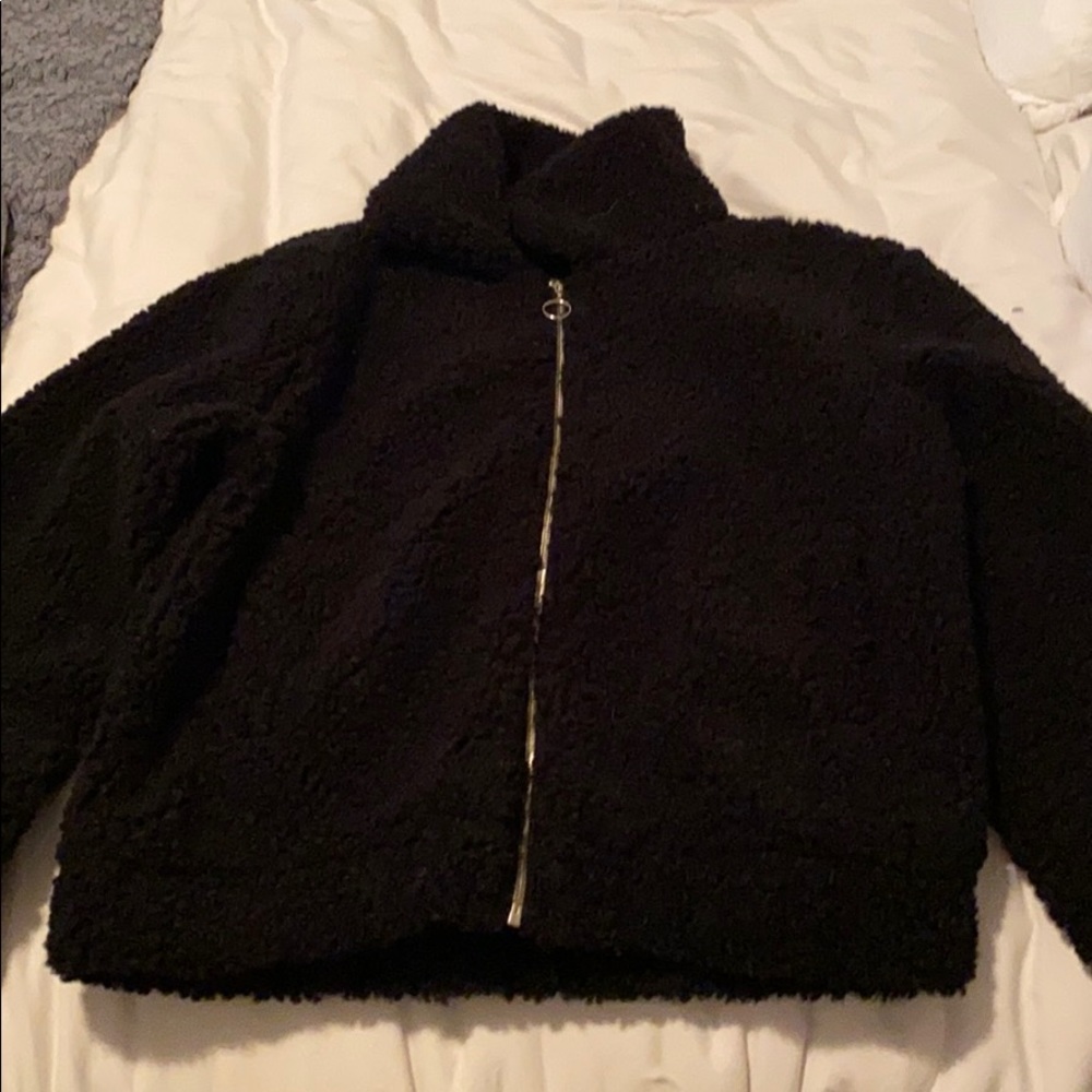 Sherpa jacket from fashion nova